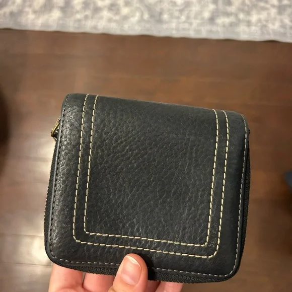 Vintage Coach Black Leather Wallet - Picture 2 of 3
